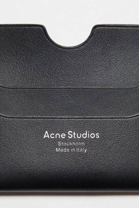 Acne Studios Ledernes Karten-Etui Fabrikladen