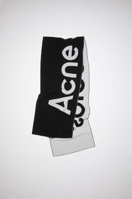 Acne Studios Schal mit Logo-Jacquardmuster zollfrei