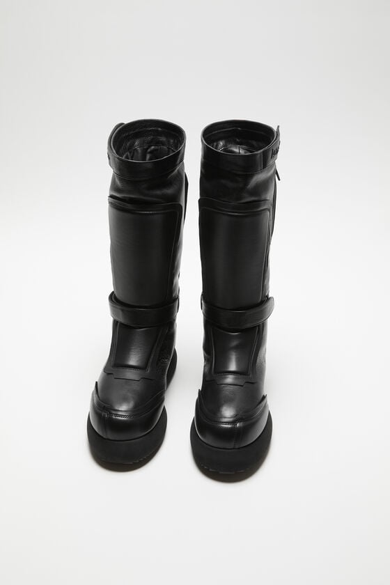Acne Studios Patchwork-Lederstiefel Angebote