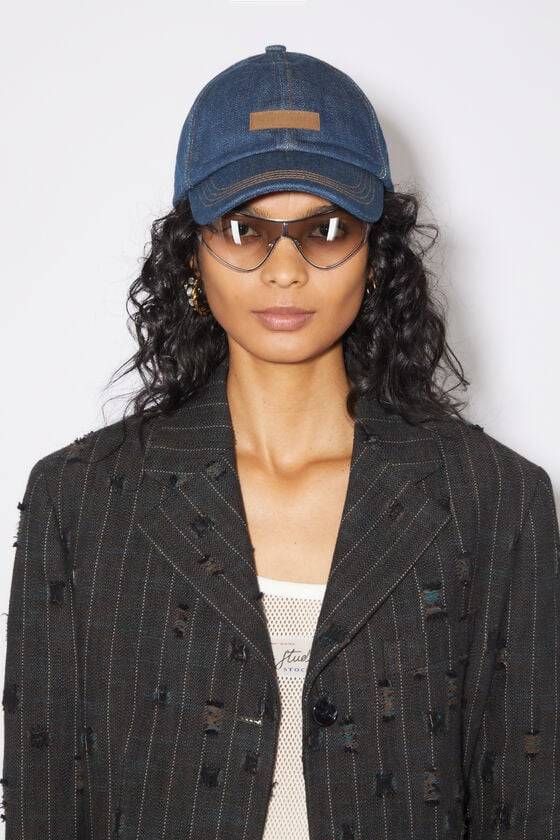 Acne Studios Denim-Baseballkappe Günstiger Verkauf