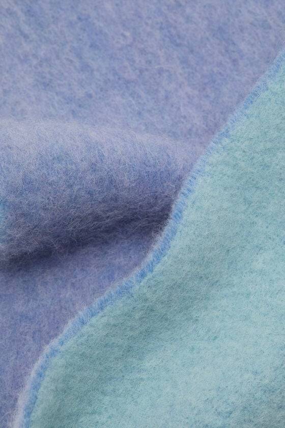 Acne Studios Fransen-Schal mit Logo Limitierter Zeitrabatt