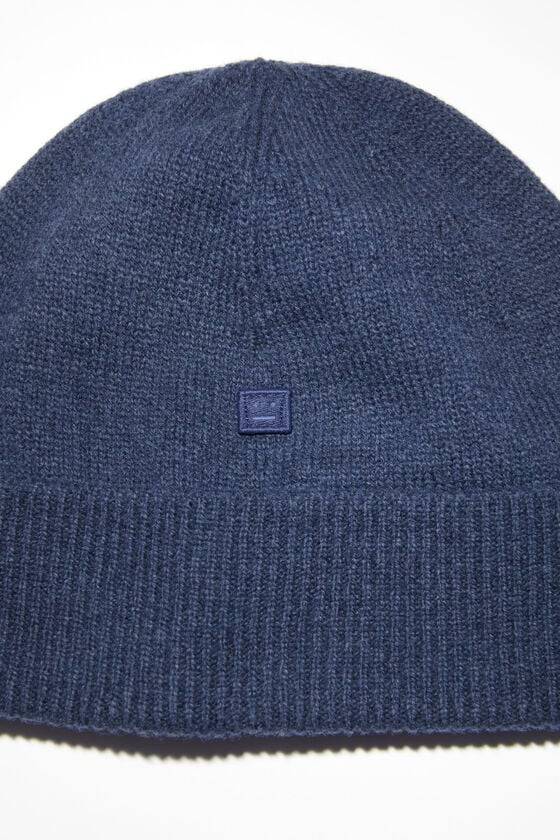Acne Studios Beanie mit Micro-Face-Aufnäher Fabrik Onlineshop