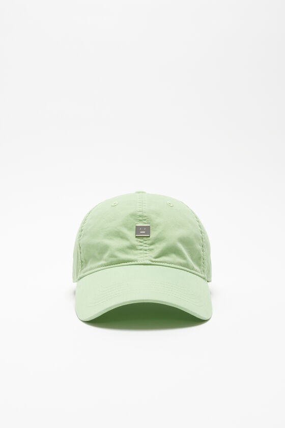 Acne Studios Aufgesetzte Kappe mit Face-Logo Sonderangebot