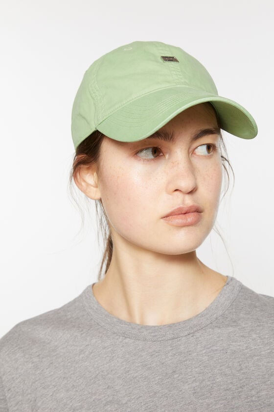 Acne Studios Aufgesetzte Kappe mit Face-Logo Sonderangebot