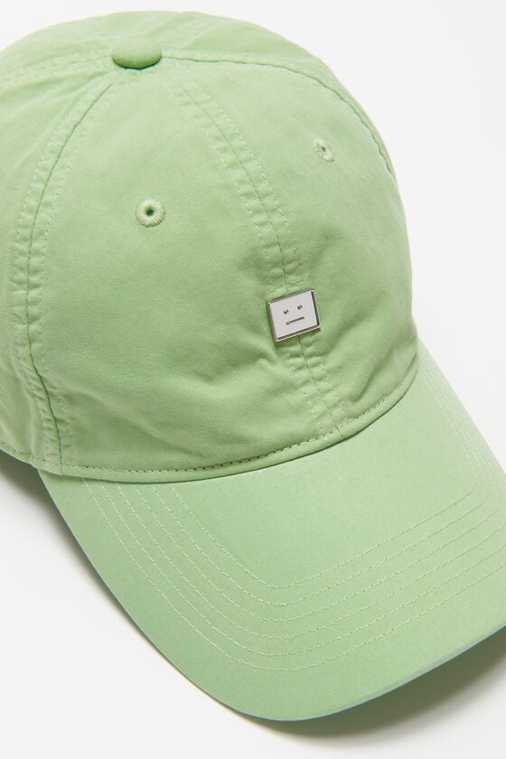 Acne Studios Aufgesetzte Kappe mit Face-Logo Sonderangebot
