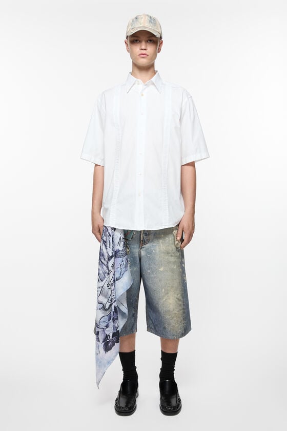 Acne Studios Bedruckter Seidenschal Begrenztes Angebot