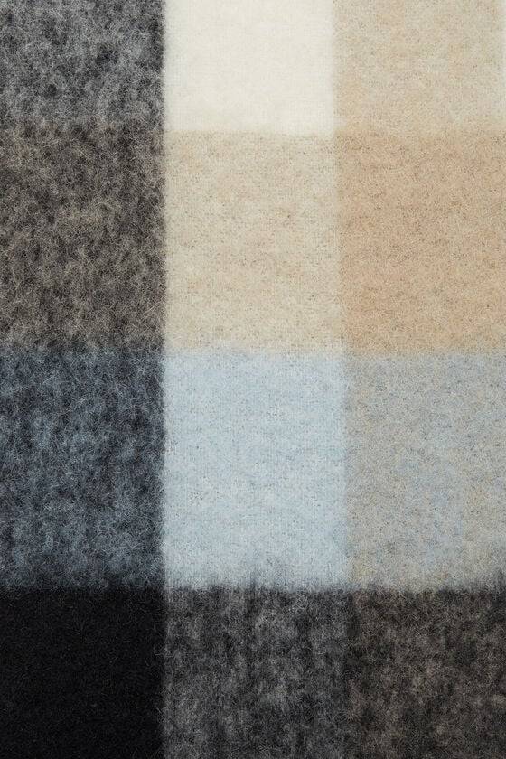 Acne Studios Karierter Schal aus Mohair Exklusivangebot