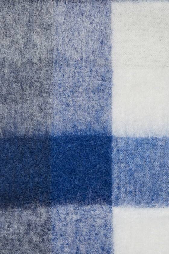 Acne Studios Karierter Schal aus Mohair Valentinstagsangebot