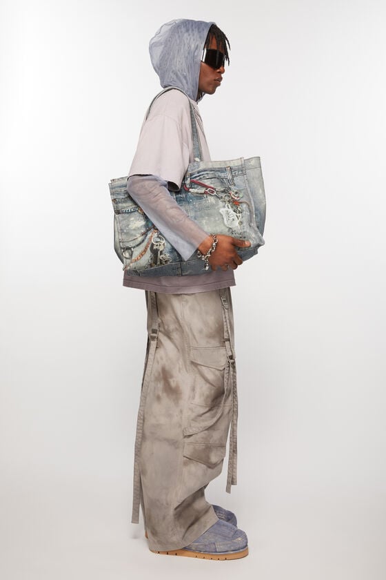 Acne Studios Bedruckte Tote Bag Lagerräumung