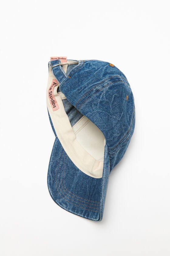 Acne Studios Baseballkappe aus Denim Heißer Verkauf