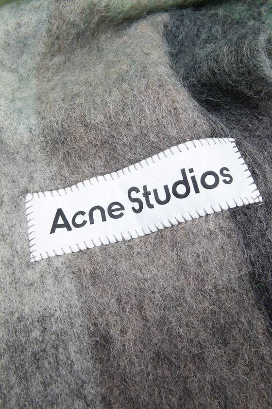 Acne Studios Karierter Schal aus Mohair Neueste Mode