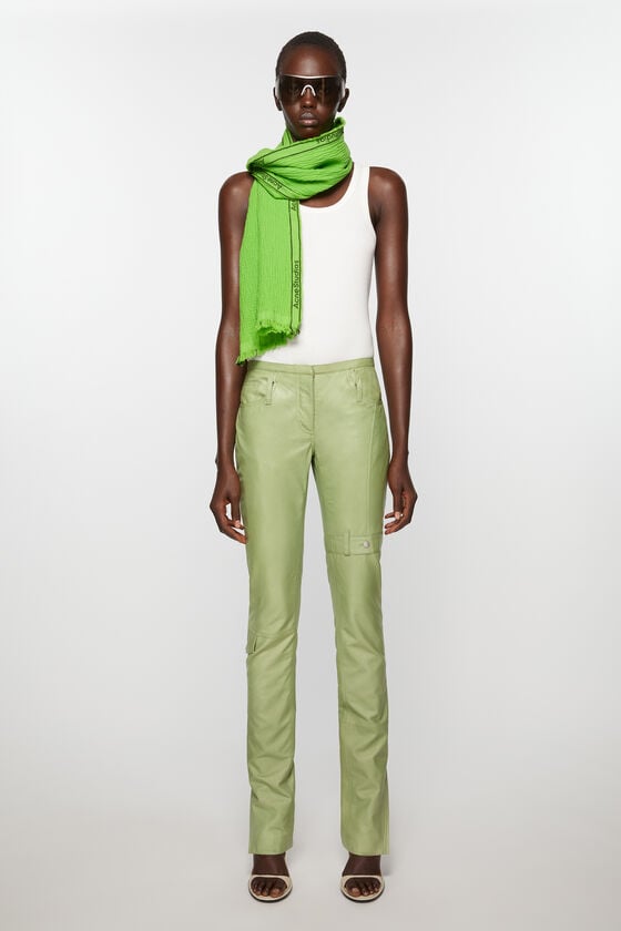 Acne Studios Schal mit Logo-Tape Online Outlet