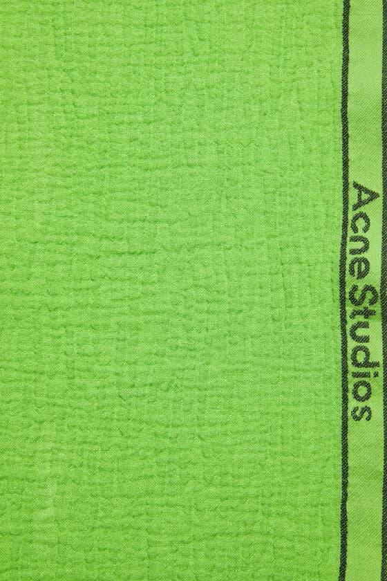 Acne Studios Schal mit Logo-Tape Online Outlet