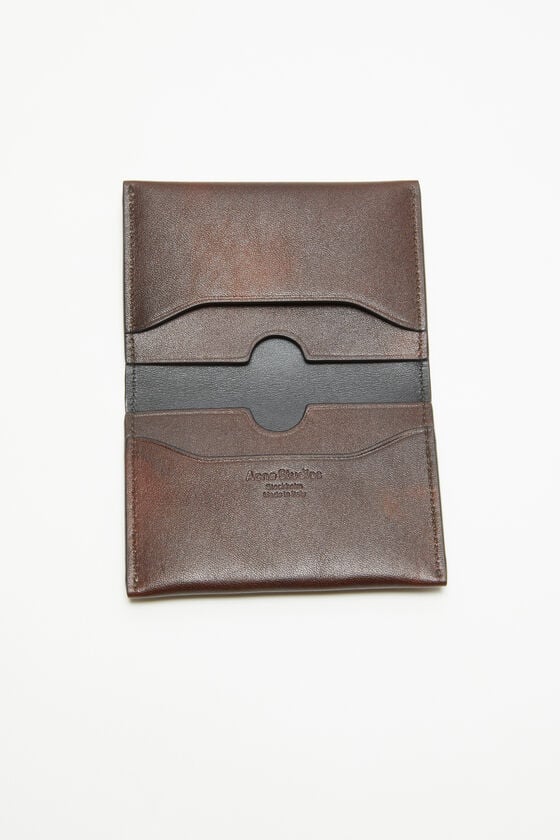 Acne Studios Gefaltete Lederbrieftasche Tägliche Deals