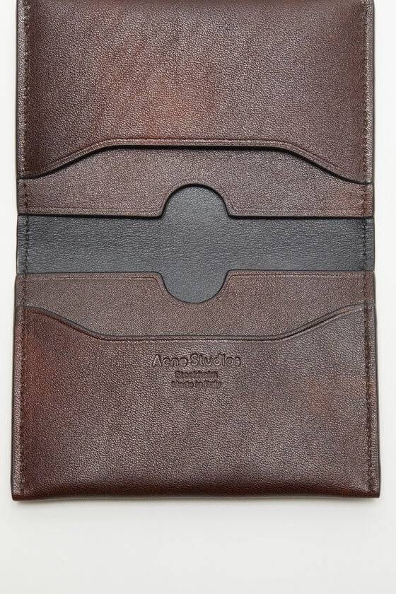 Acne Studios Gefaltete Lederbrieftasche Tägliche Deals