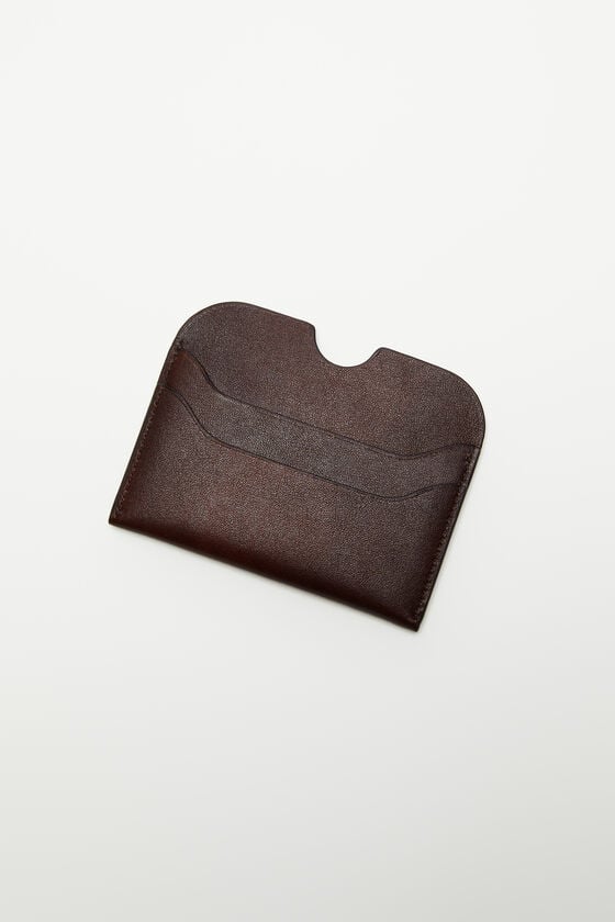 Acne Studios Ledernes Karten-Etui VIP-Rabatte