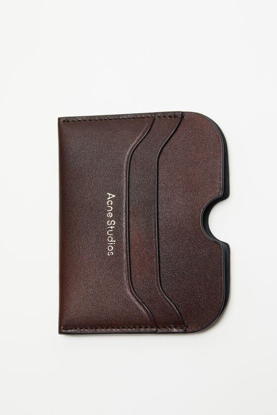 Acne Studios Ledernes Karten-Etui VIP-Rabatte