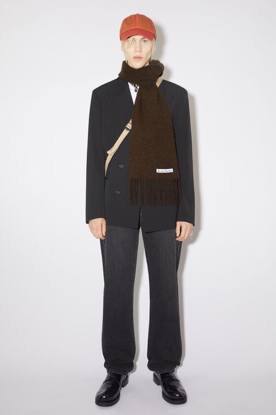 Acne Studios Fransen-Schal aus Wolle Bis zu 60% Rabatt