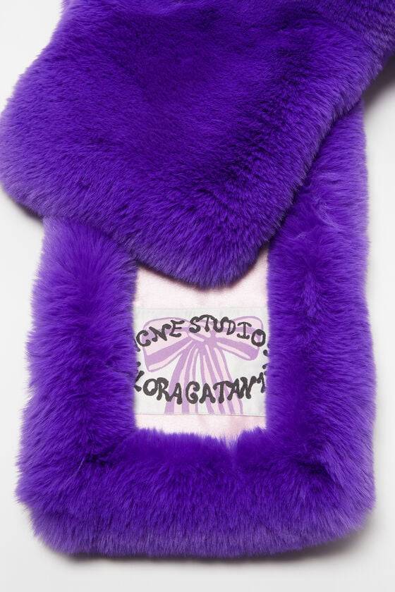 Acne Studios Fellschal Sonderangebot der Fabrik