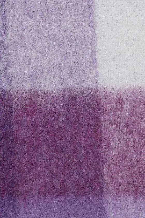 Acne Studios Karierter Schal aus Mohair Vierteljährliche Förderung
