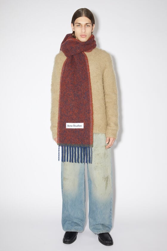 Acne Studios Woll-Mohair-Schal – Schmal Discount Store für neue Produkte