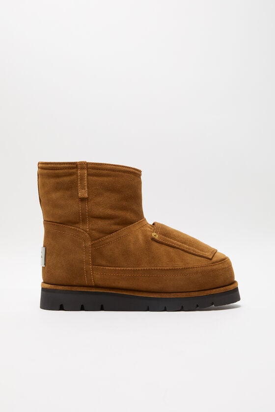 Acne Studios Lederjacke mit Shearling Super Rabatt