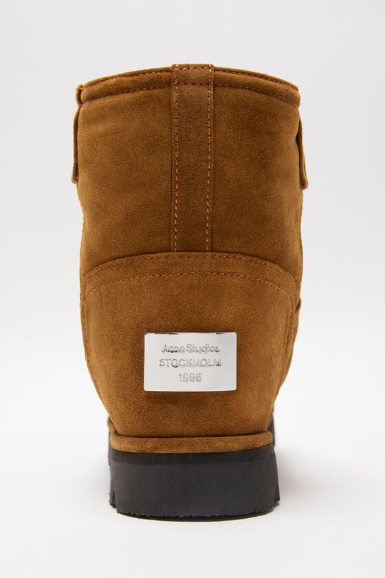 Acne Studios Lederjacke mit Shearling Super Rabatt