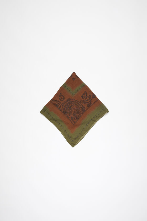 Acne Studios Leichter Wollschal mit Print 50% Rabatt mit kostenlosem Versand