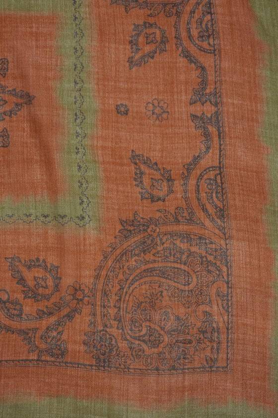 Acne Studios Leichter Wollschal mit Print 50% Rabatt mit kostenlosem Versand