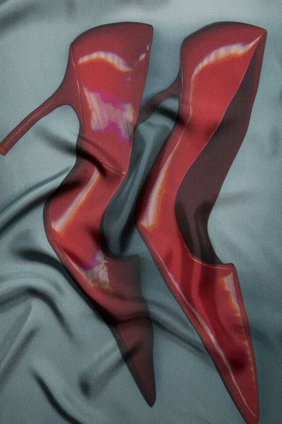 Acne Studios Seidenschal mit Print von Katerina Jebb Laufsteg-Show zollfrei
