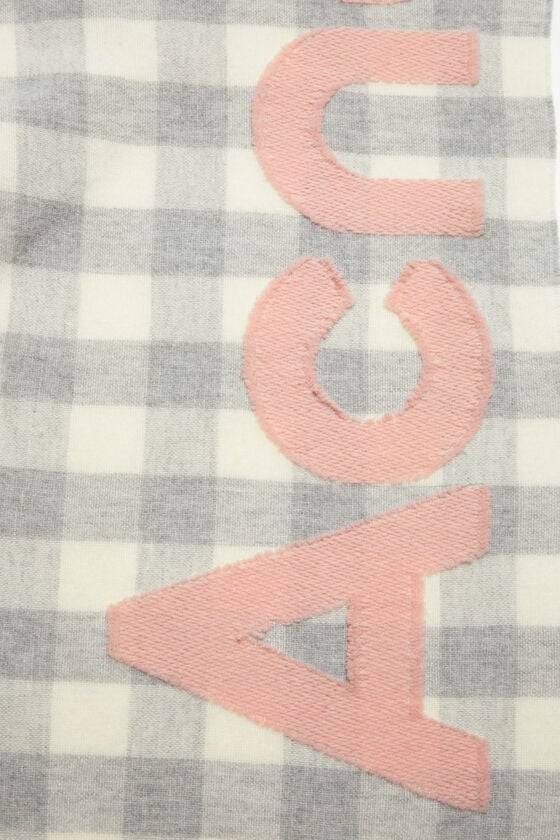 Acne Studios Karierter Schal mit Logo Online