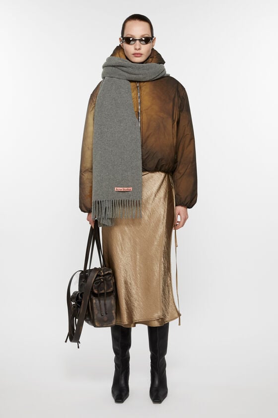 Acne Studios Oversized-Wollschal mit Fransen Auslauf