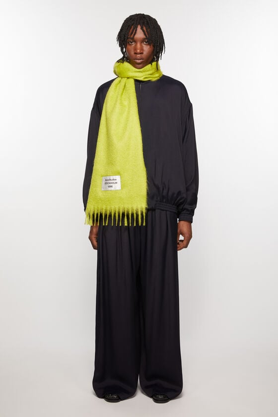Acne Studios Fransen-Schal aus Alpaka Fabrikverkauf