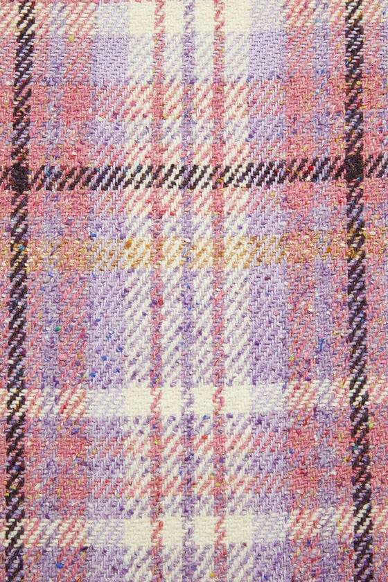 Acne Studios Fransen-Schal mit Karomuster Fabrik Onlineshop