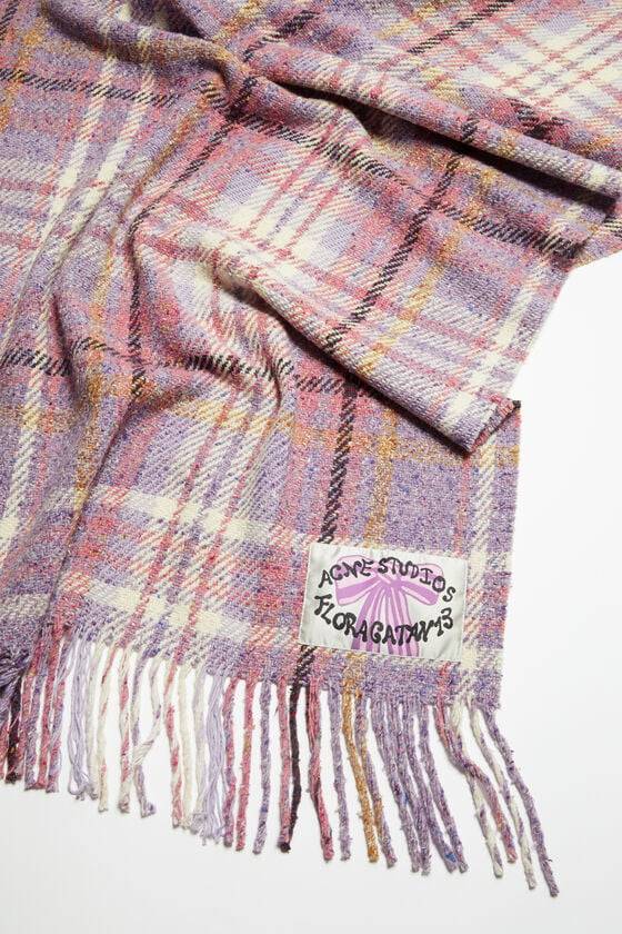 Acne Studios Karierter Oversized-Schal Fabrikpreis
