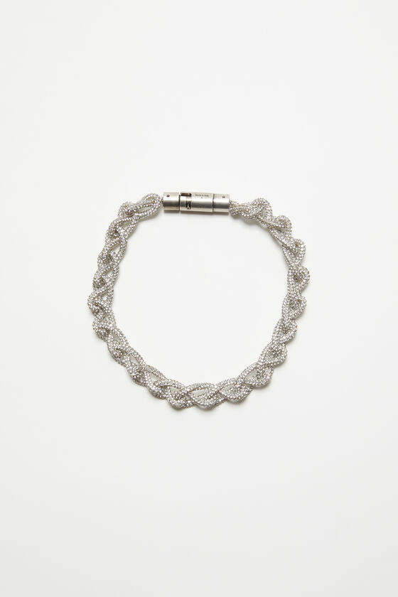 Acne Studios Halskette mit Kristallkordeldesign Black Friday