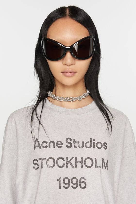 Acne Studios Halskette mit Kristallkordeldesign Black Friday