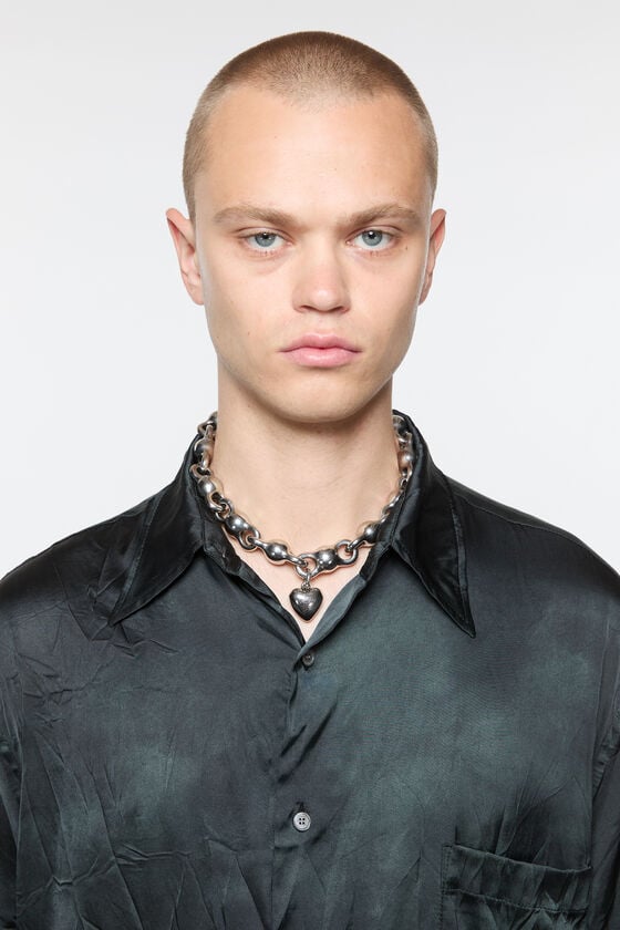 Acne Studios Halskette mit Herzanhänger Cyber Monday