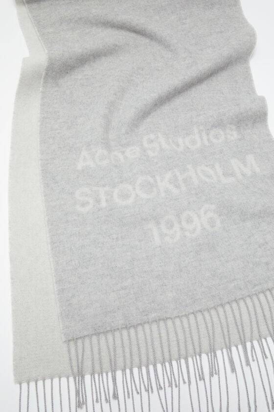 Acne Studios Logo wool scarf Vatertagsangebot