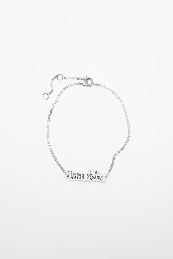 Acne Studios Halskette mit Logo-Label Tiefpreis