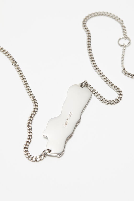 Acne Studios Halskette mit Logo-Label Tiefpreis