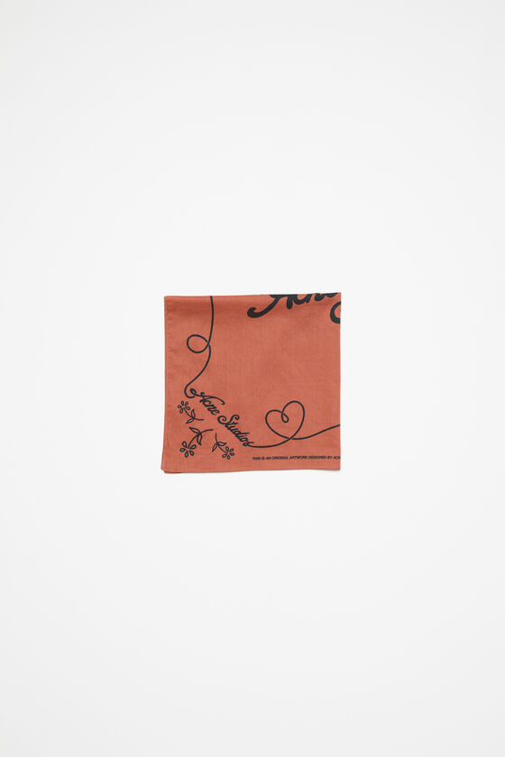 Acne Studios Leichter Schal mit Print