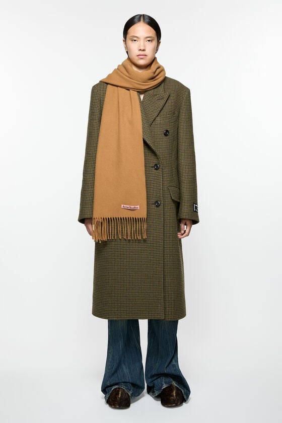 Acne Studios Schmaler Fransen-Schal aus Kaschmir Begrenzte Freigabe