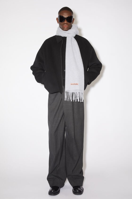 Acne Studios Schmaler Fransen-Schal aus Wolle Zeitbegrenzte Promotion