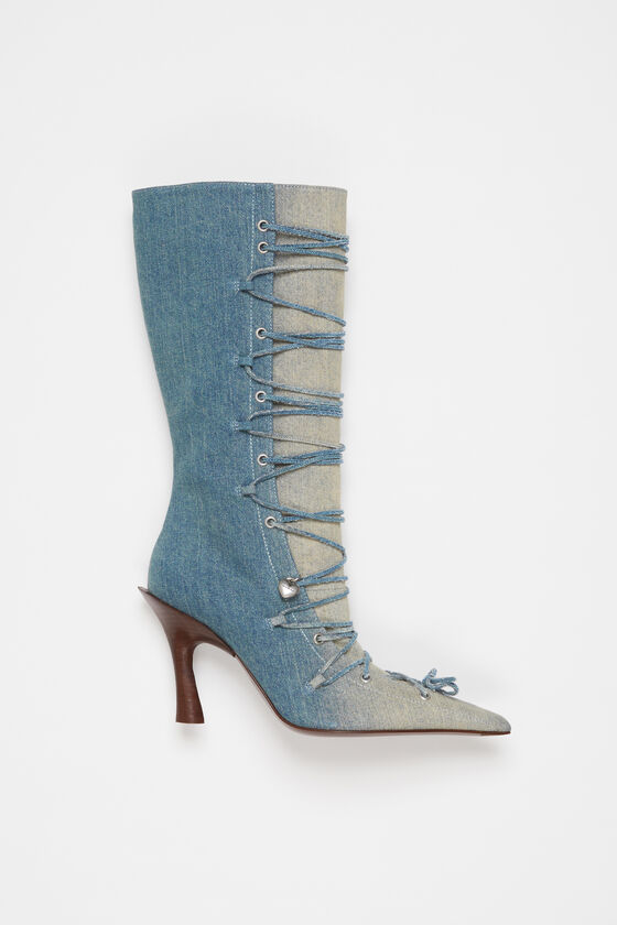 Acne Studios Schnürstiefel mit Absatz Bis zu 65% Rabatt