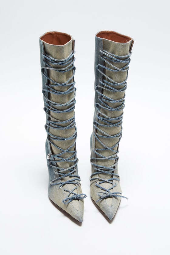 Acne Studios Schnürstiefel mit Absatz Bis zu 65% Rabatt