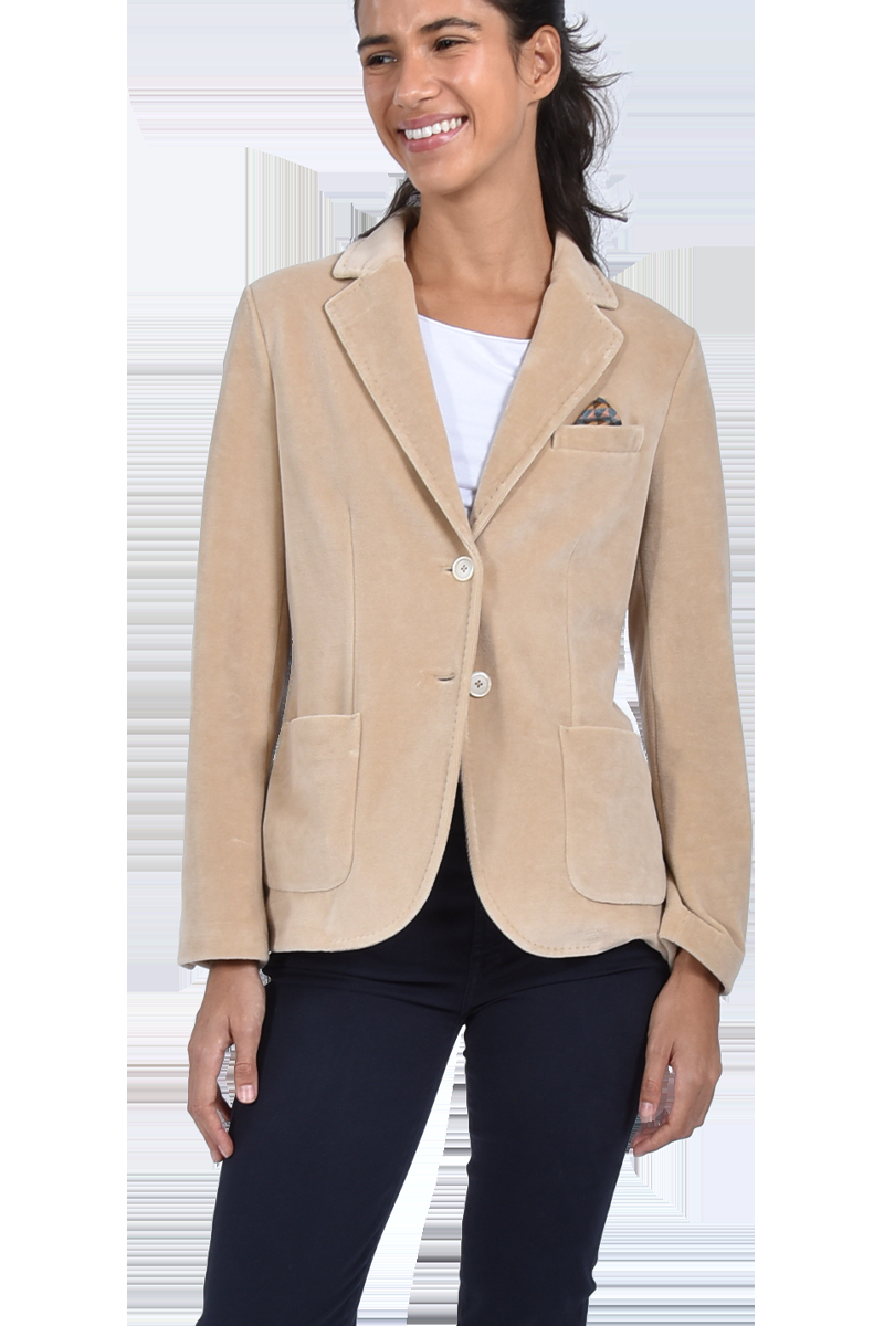 CIRCOLO Blazer aus Samtstretch von CIRCOLO Auslauf