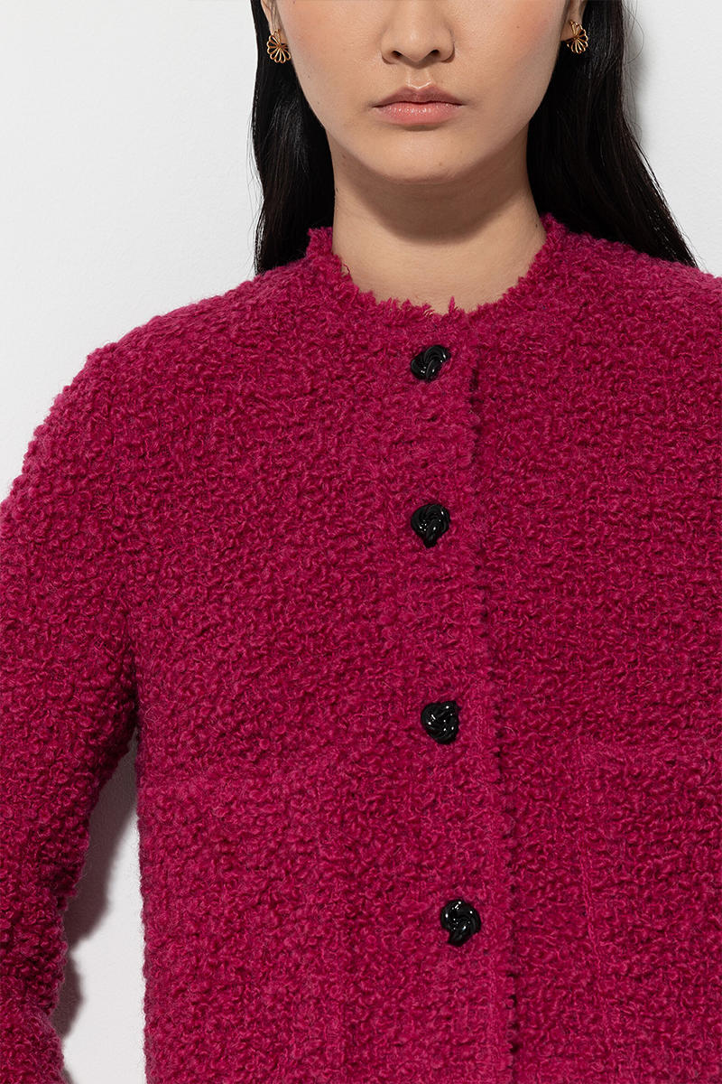 LUISA CERANO Tweedjacke aus Bouclé-Wolle von LUISA CERANO Schlussverkauf