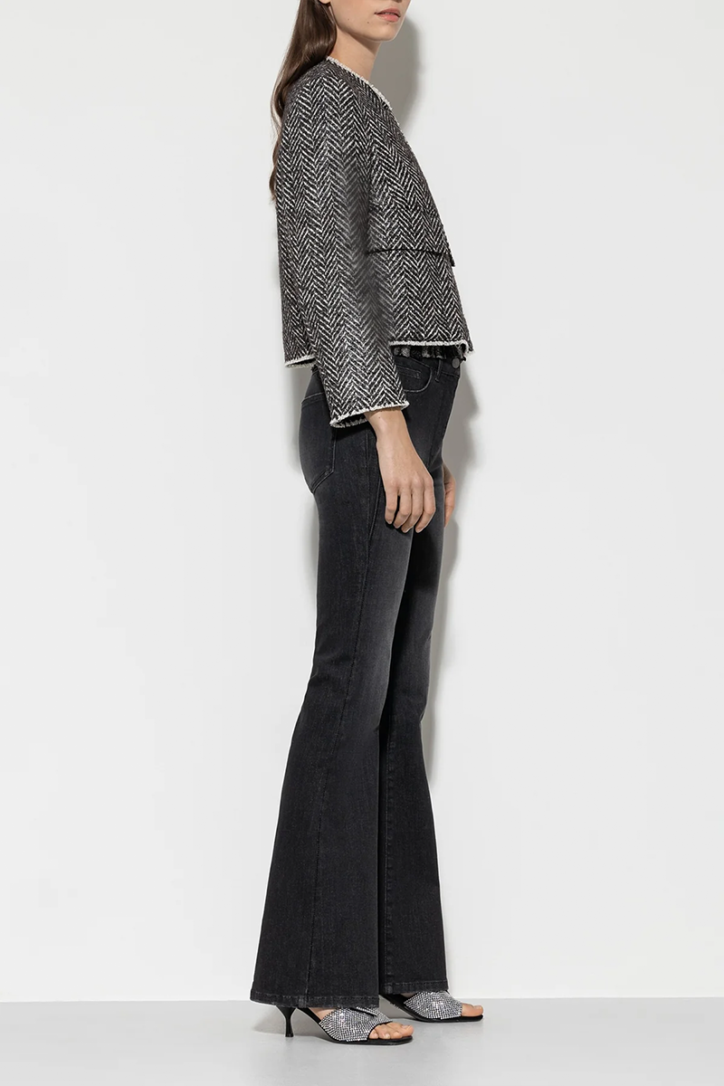 LUISA CERANO Skinny-Bootleg-Denim von Luisa Cerano Fabrikverkauf