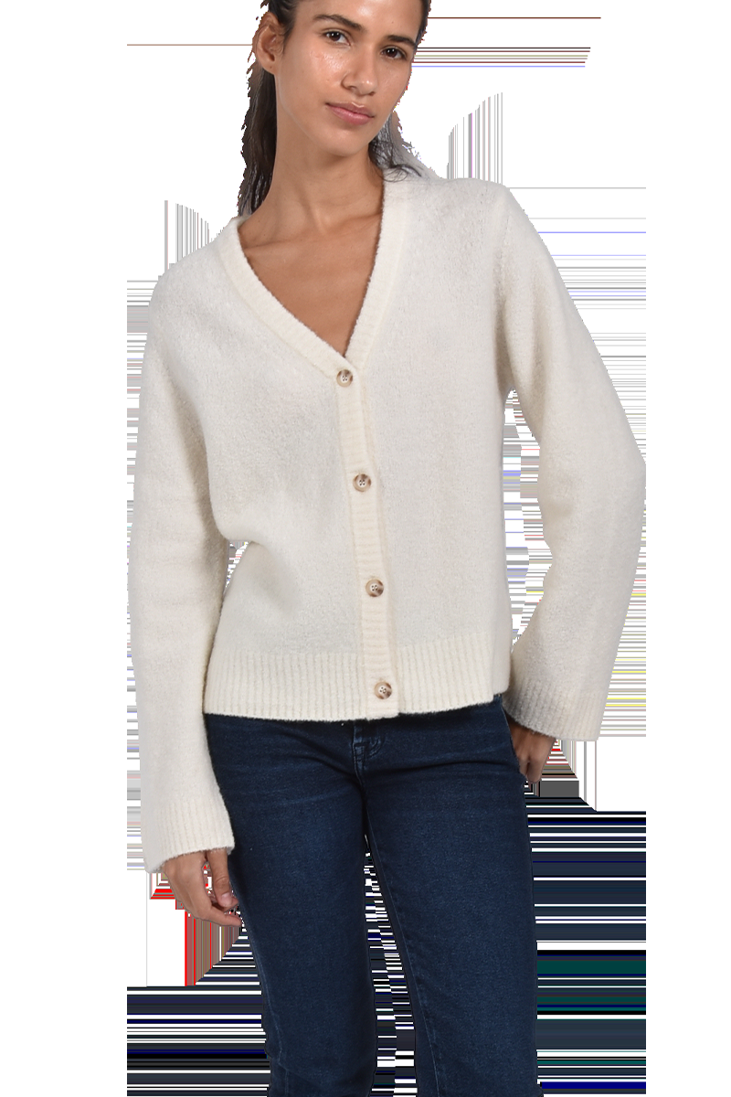INSIEME Bouclé-Cardigan mit verkürzten Ärmeln von INSIEME Vatertagsangebot